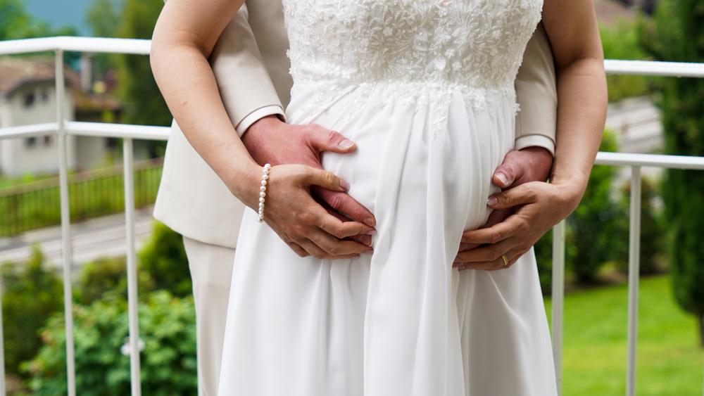 mariage enceinte shooting