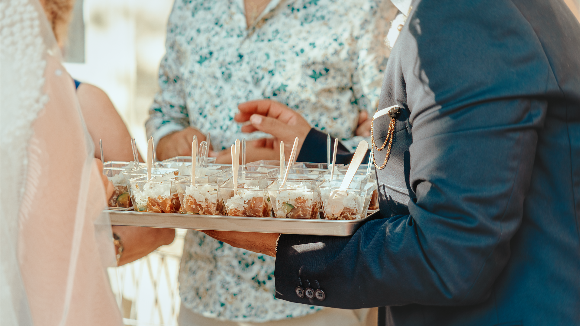 Photo du reportage de Hanan et Charbel : apéritifs de mariage
