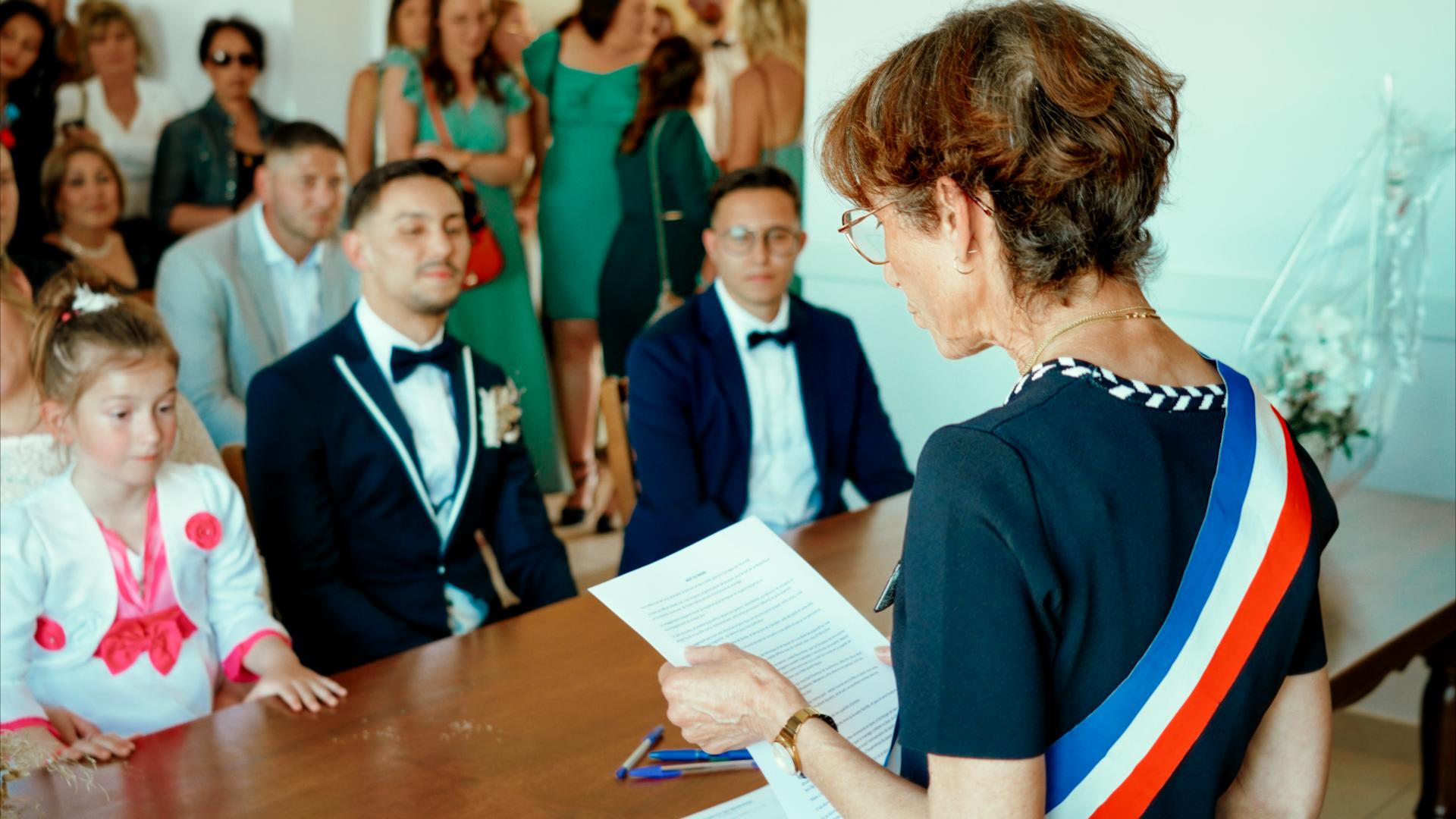 Photo du reportage de Cécile et Luc, cérémonie civile
