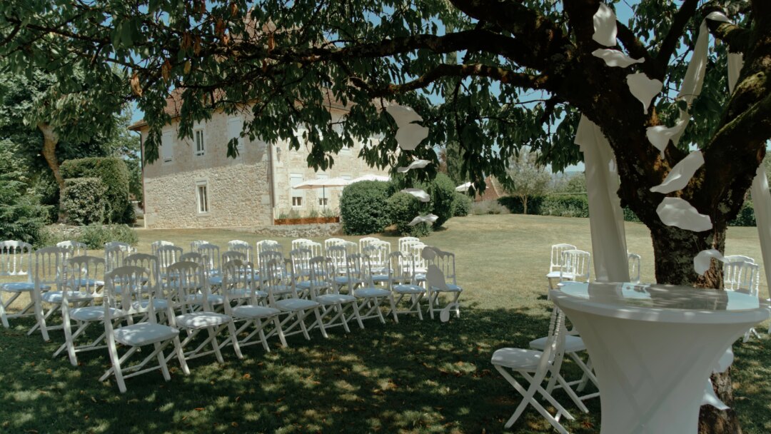 H_00090006 Plan des rangés de chaises pour la réception du mariage